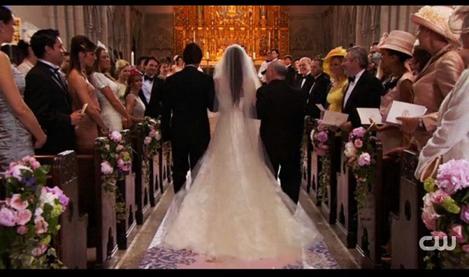 gossip girl wedding blair waldorf, weddings, fashion