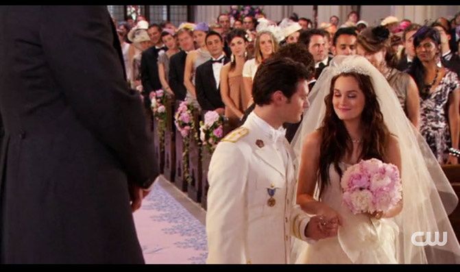 gossip girl wedding blair waldorf, weddings, fashion