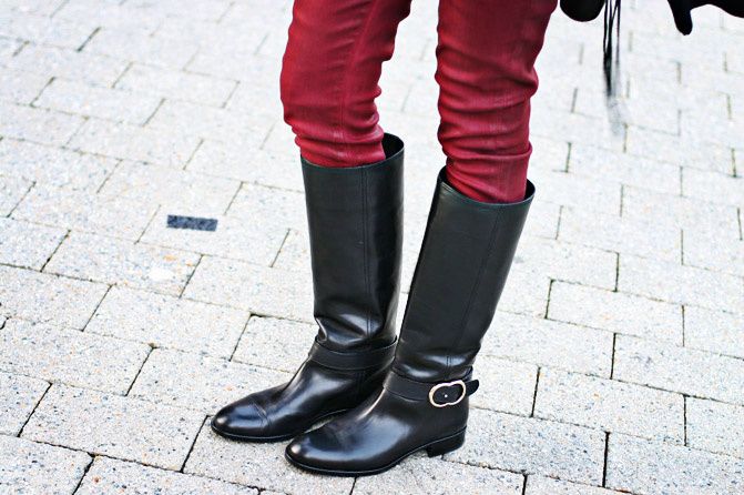 Riding Boots, Asos, Batwing Sweater, Hudson skinny jeans, Fashion Outfit
