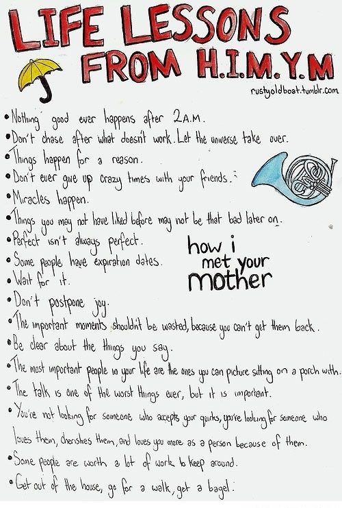 Life Lessons from How I Met Your Mother