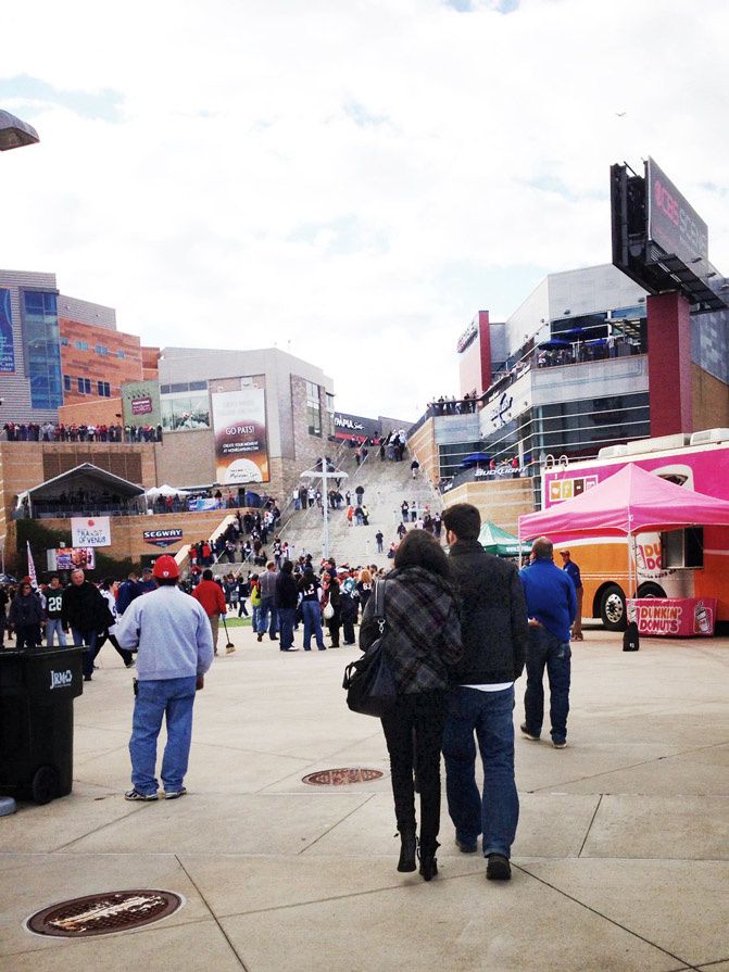 Boston Gillette Stadium in Foxborough, New England Patriots