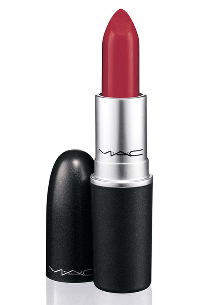 MAC make me mad red lipstick, beauty