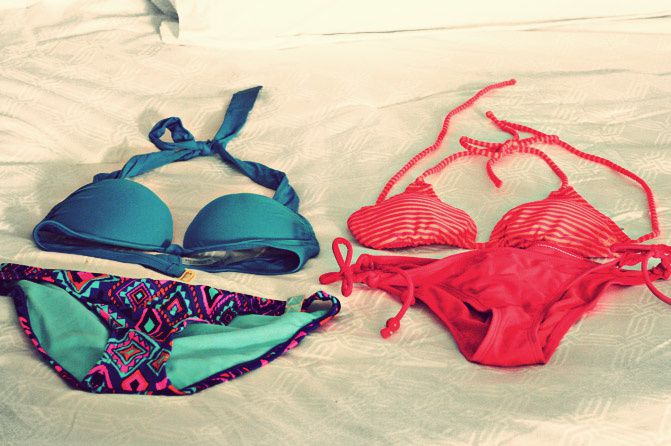 victoria's secret swim, fashion, bikini, target, tribal print, neon pink, Miami