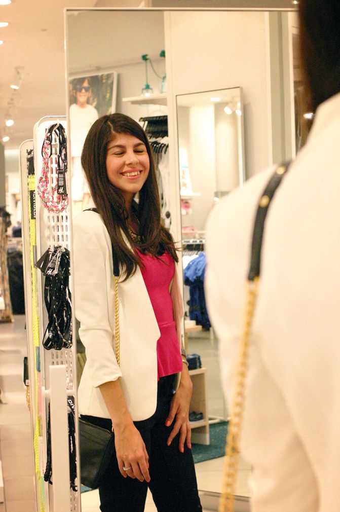 White Blazer H&M, Fashion, Outfit