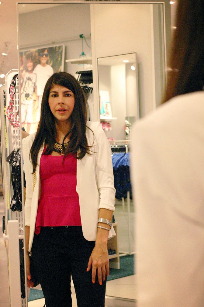 White Blazer H&M, Fashion, Outfit