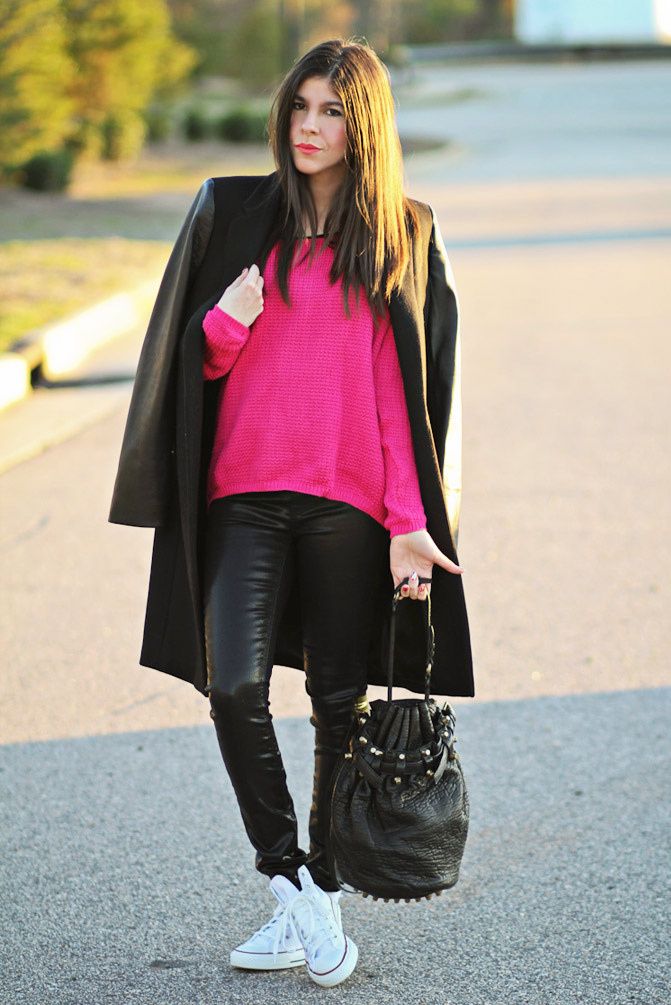 How to Wear Hi Top Converse Fashion Chalet by Erika Marie