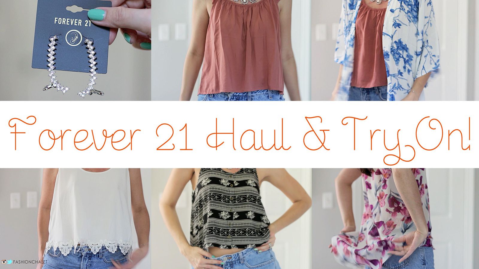 ... up a bunch of cute tops and statement necklaces from Forever 21