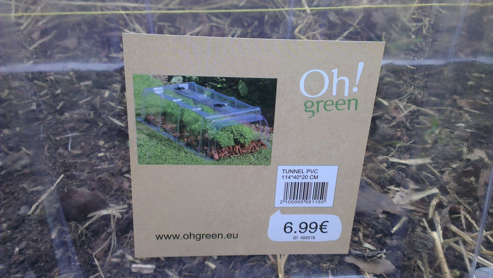 Nouvelle petite serre sur carré de potager l'oasis de vignamont