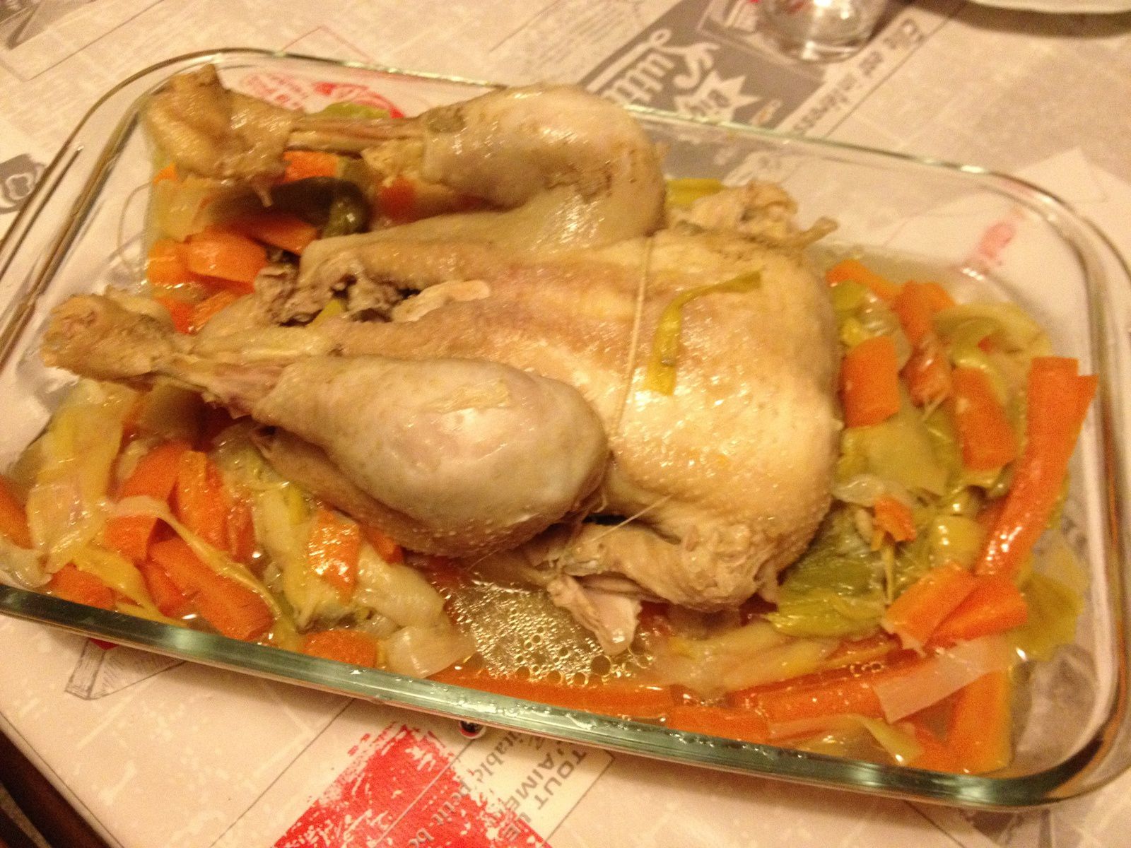 Poule au pot à la cocotte minute - Le blog de La passion de Nath