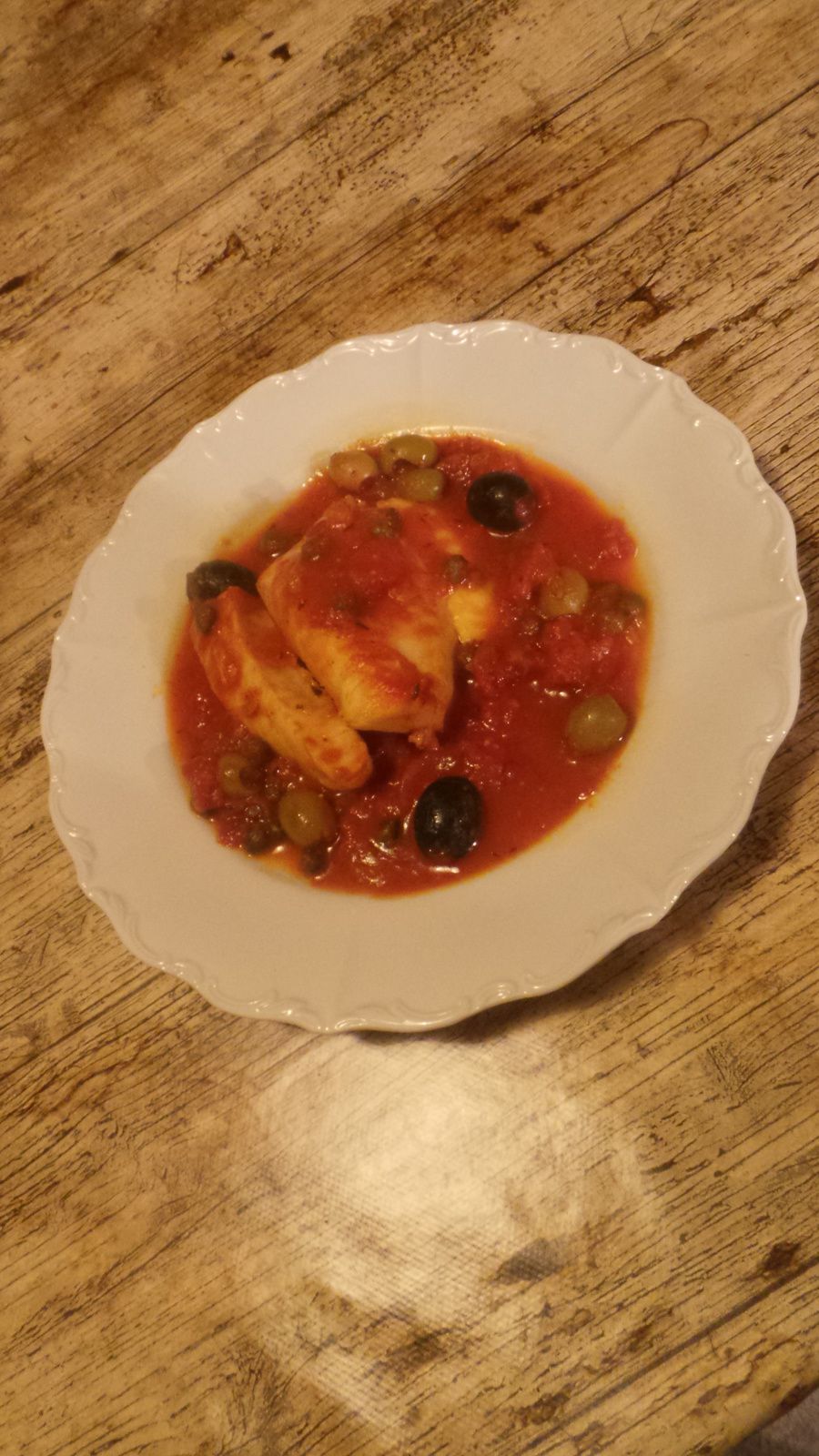 Filet de Hoki à la tomate et aux 2 olives - Le blog de La passion de Nath