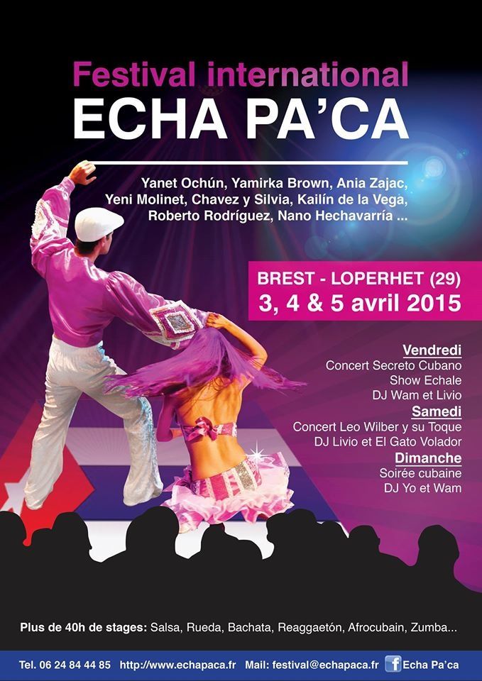 Evénements salsa aux environs de Quimper (Finistère)