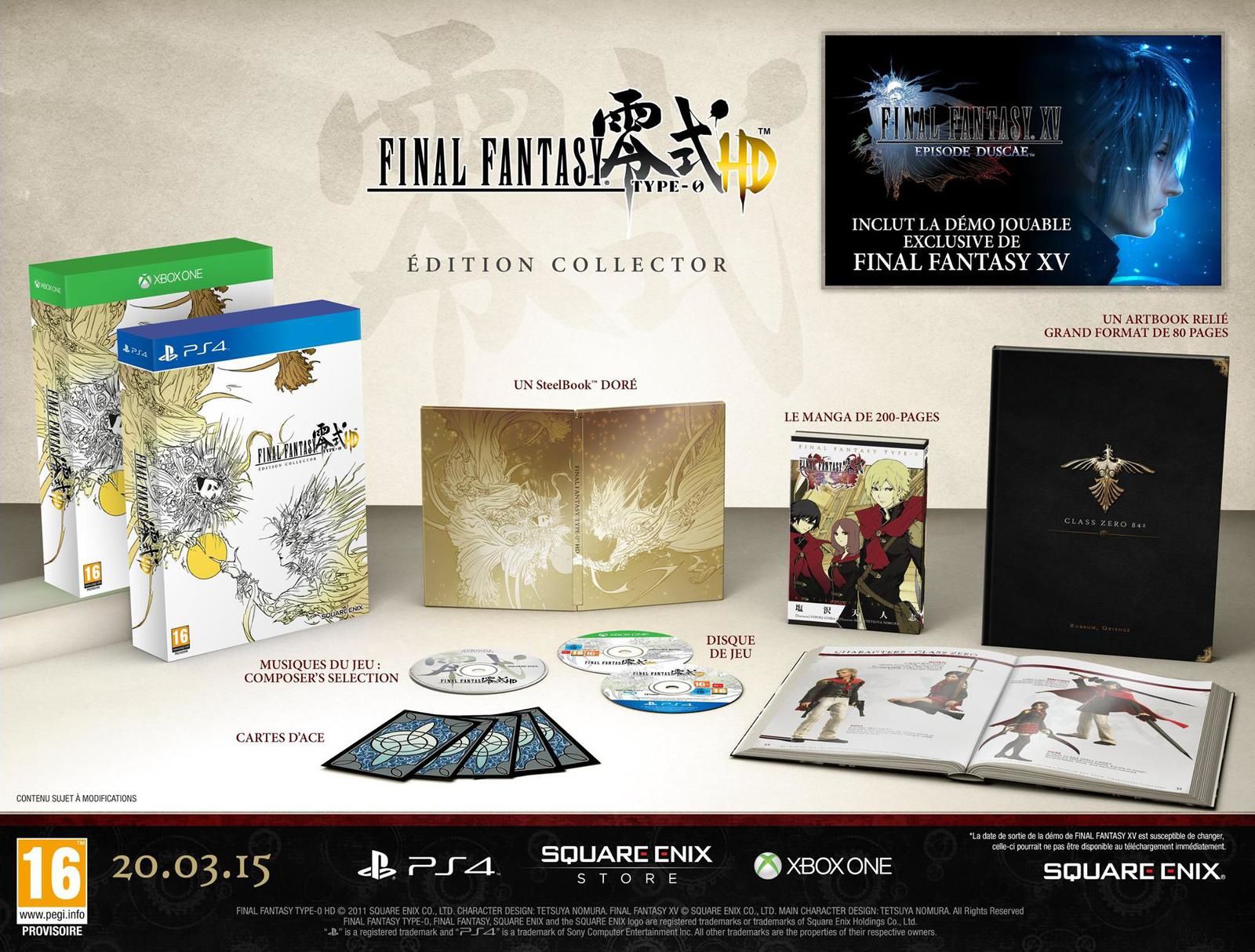 Final Fantasy Type-0 HD En Colletor 