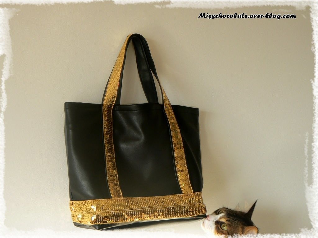 Sac paillettes avec fermeture éclair (style Vanessa Bruno). - Le blog de  Miss Chocolate