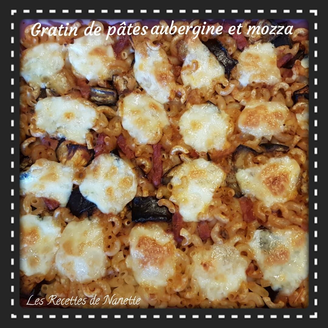 Gratin D aubergine Tomate Mozzarella Weight Watchers Gratin de pates, aubergines et mozza - Les recettes WW de Nanette