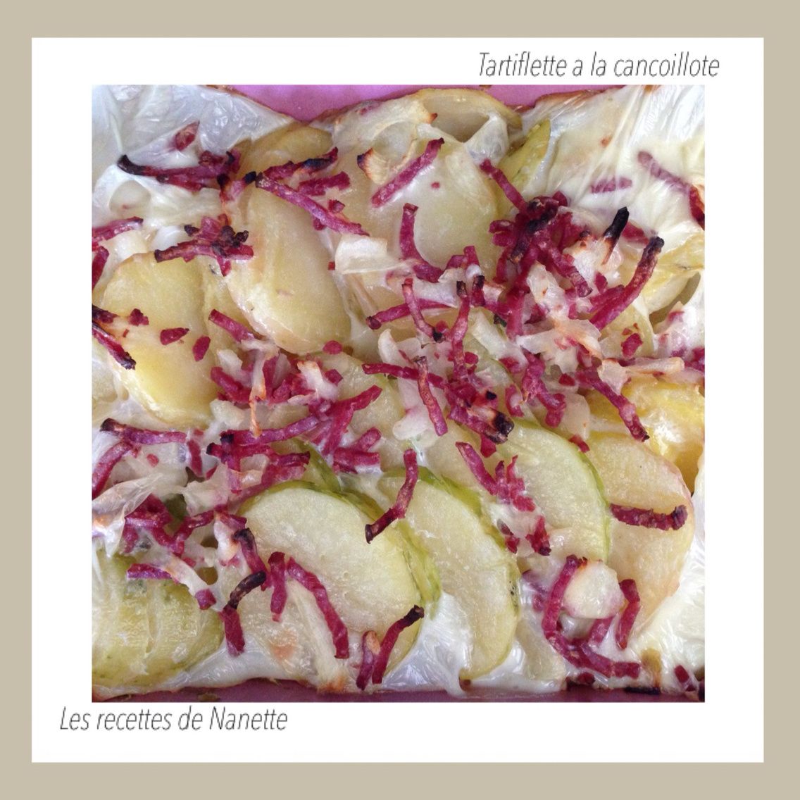 Tartiflette A La Cancoillotte Les Recettes Ww De Nanette