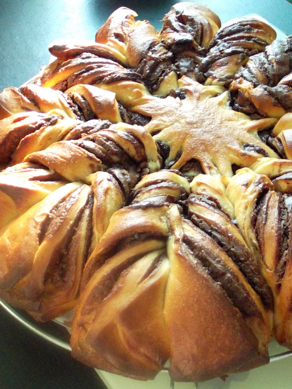 Quand une brioche devient fleur