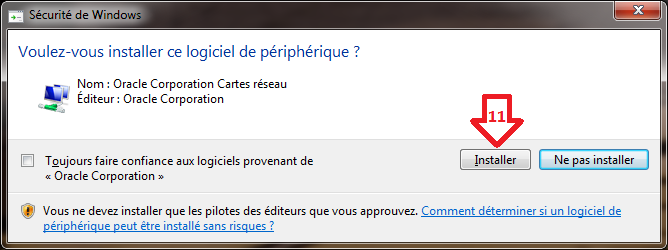 Téléchargement et installation de VirtualBox