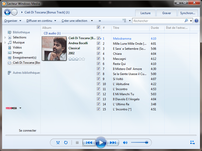 Tutoriel: Extraire le contenu d'un CD avec le lecteur Windows Media - le  blog jmpcomputer