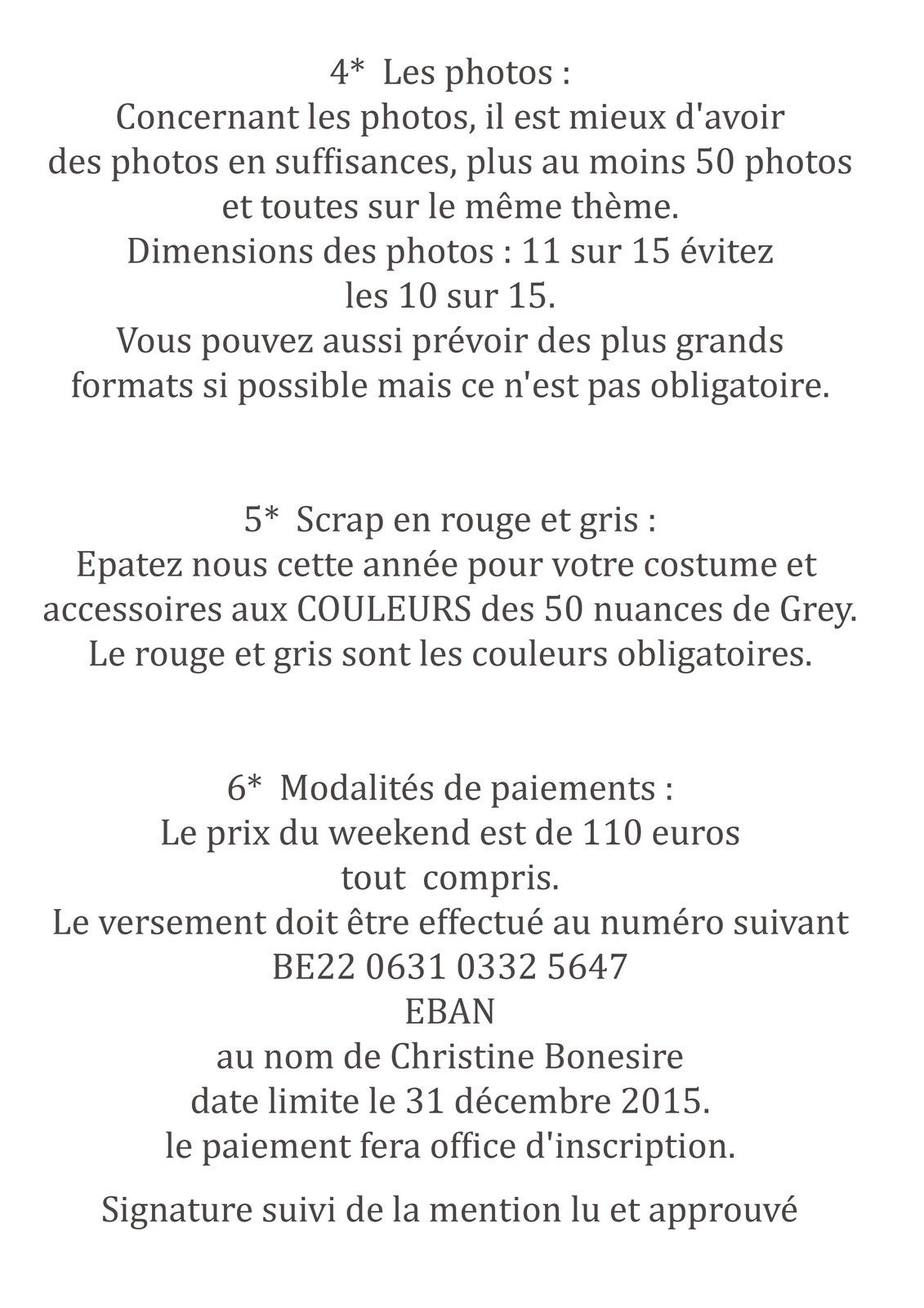 Exemple Contrat 50 Nuances De Grey Contrat de scrap - Scrapbooking européen et américain avec Infinie Création
