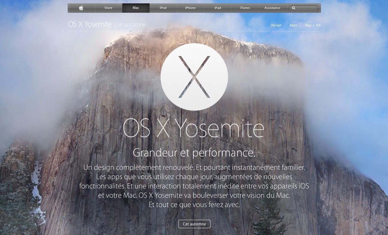 OS X Yosemite :  la bêta publique est téléchargeable ?