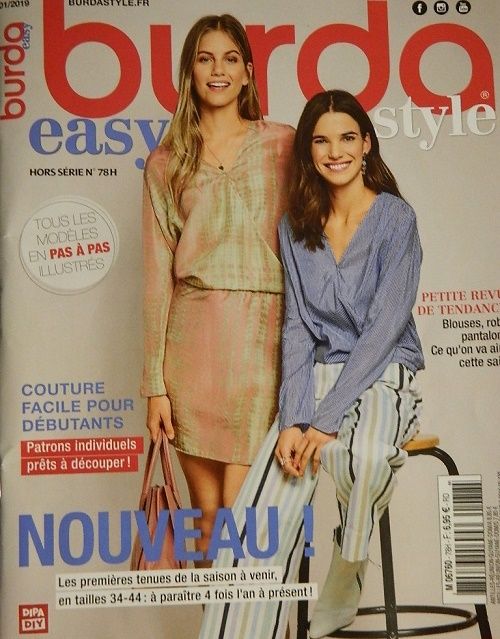 Burda Easy Printemps 2019 Le chat et la marmotte.over blog
