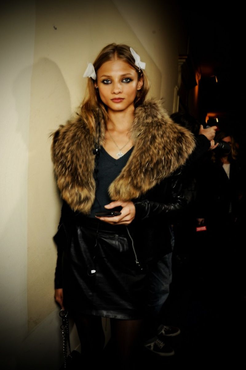 Anna Selezenva, Fashion model, Eyeliner, Beauty and Makeup, Fur