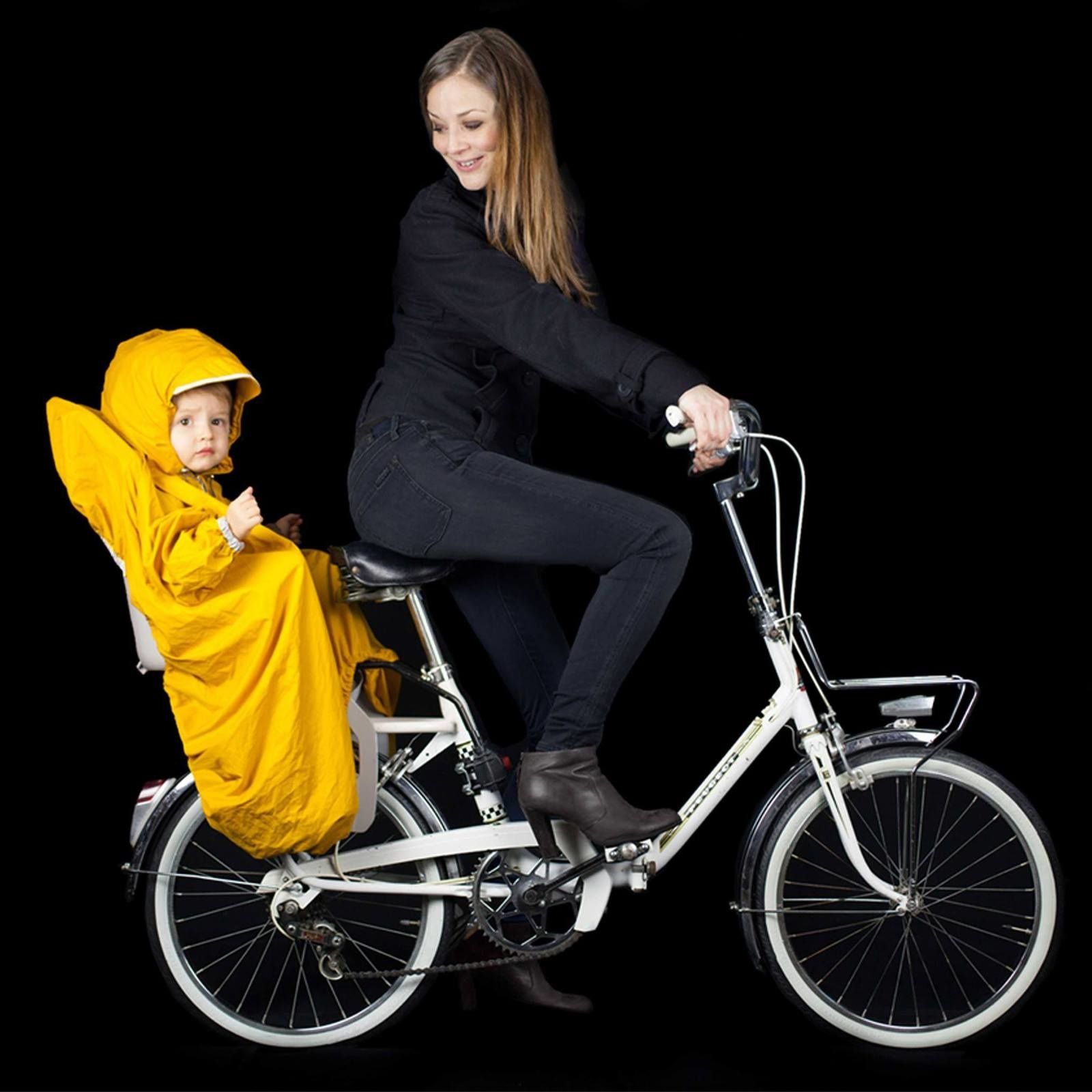 Imperméable pour siège vélo enfant rainette