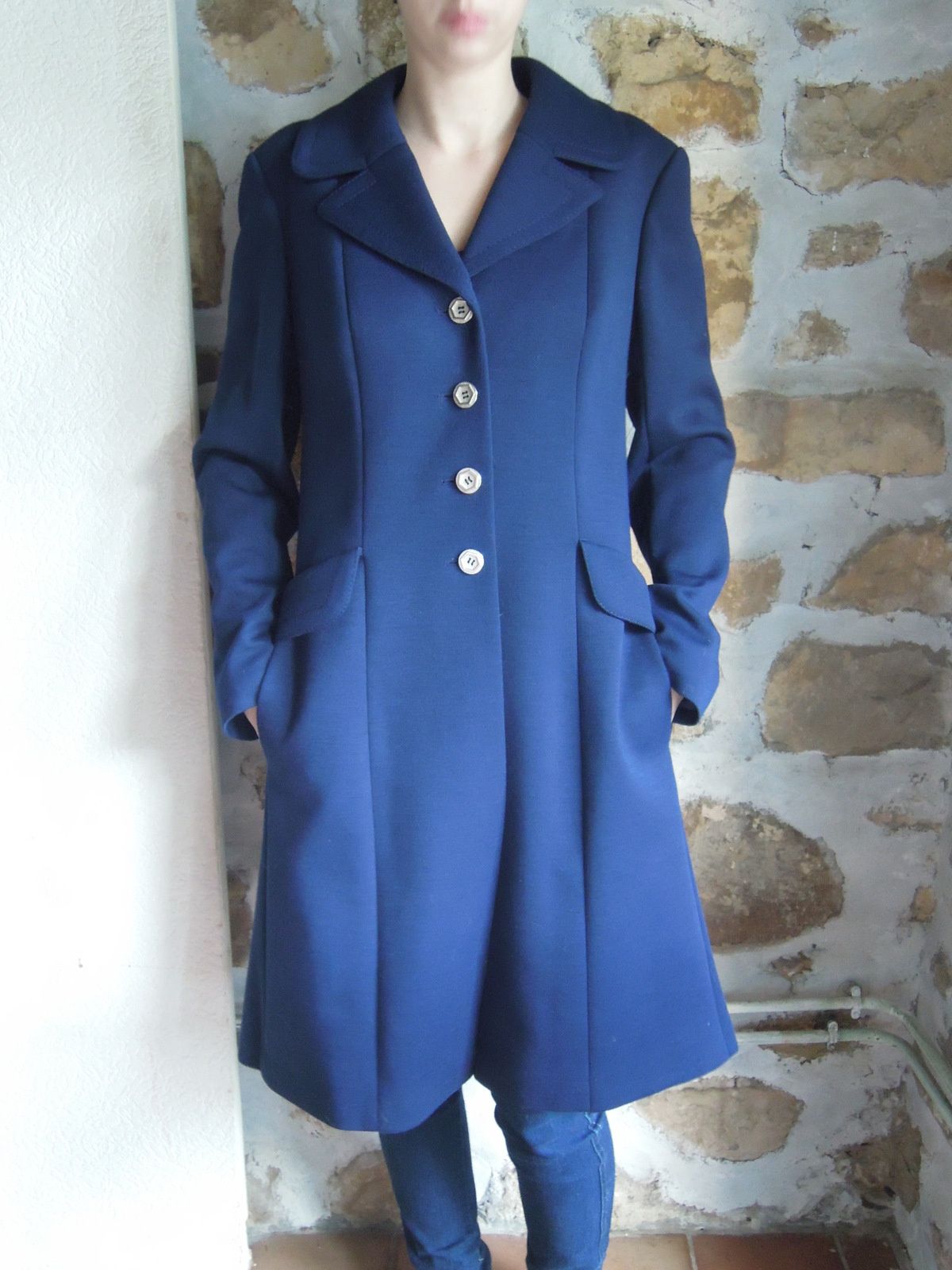 Manteau vintage année 60 sale