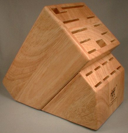 wooden knife rack