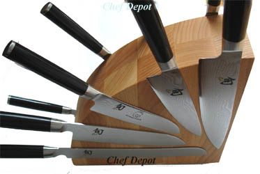 wooden knife rack