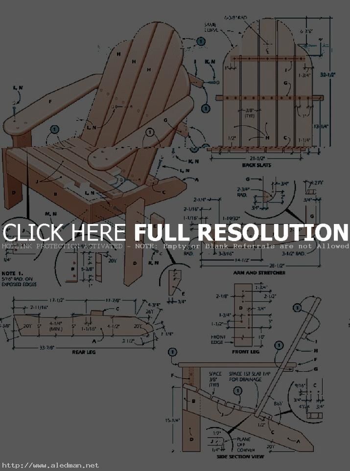 plans adirondack furniture