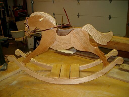 plan for a wooden rocking horse