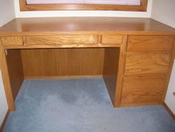 large wood desk plans