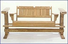 woodworking plans glider bench