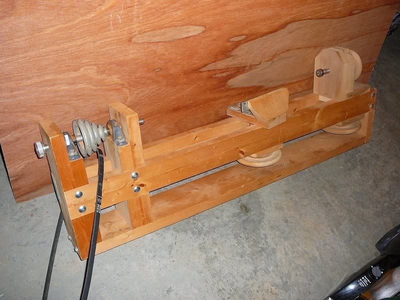 diy wood lathe plans