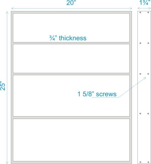 kitchen spice rack plans