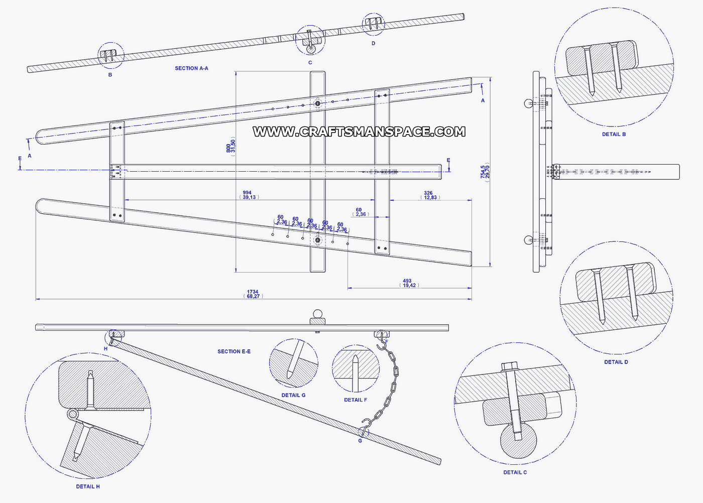 wooden easel plans free
