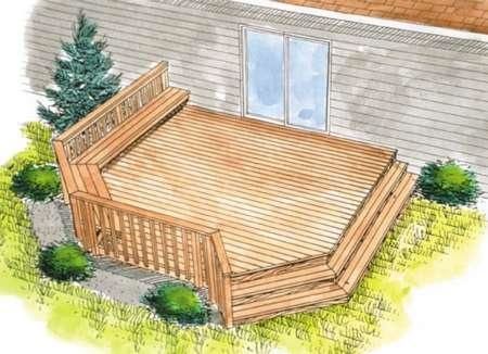 wood deck plans
