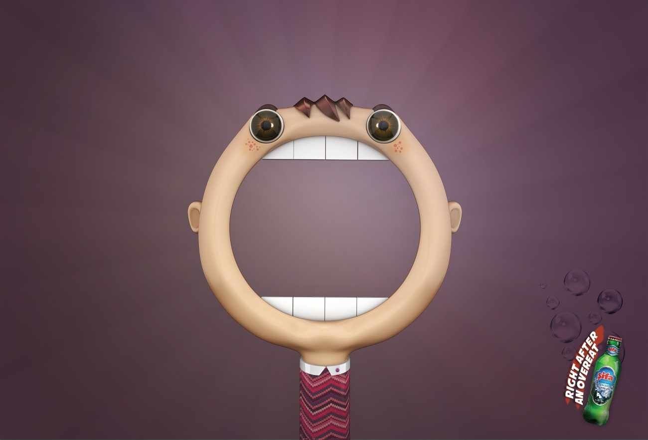 "Right after an overeat" | Agence : Do not Harm Animals, Istanboul, Turquie, pour les boissons sans alcool Sifa (2014)