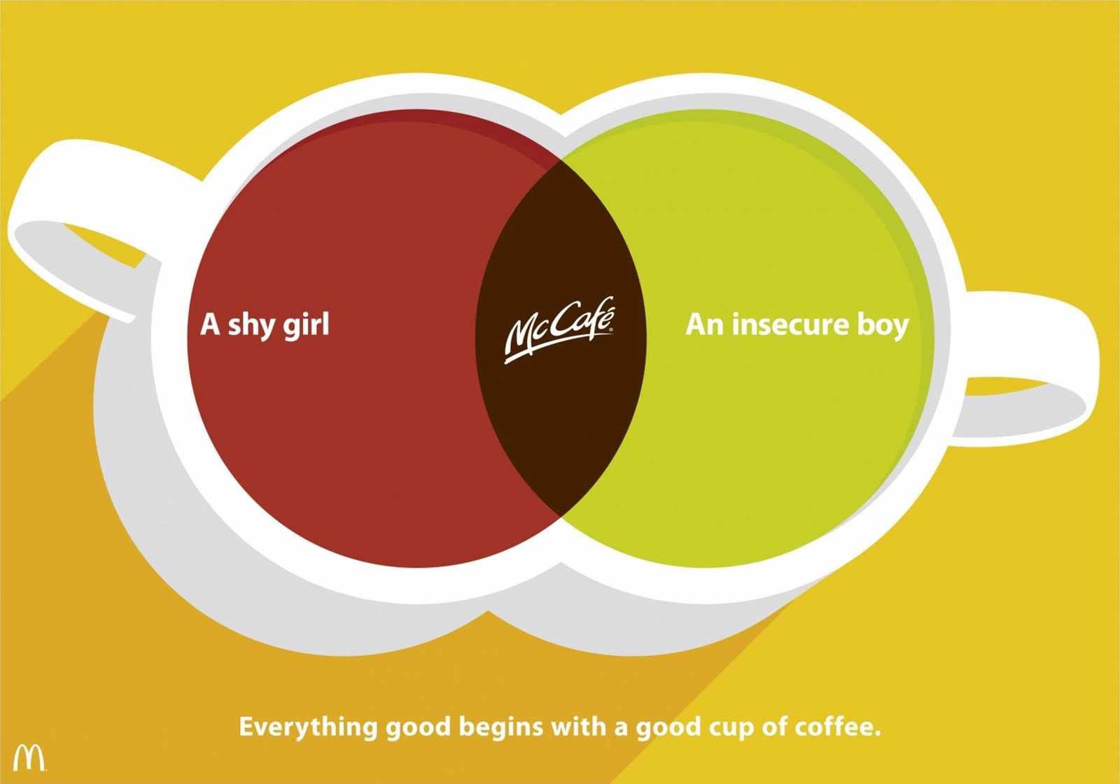 "Everything good begins with a good cup of coffee" | Agence : TBWA, Berlin, Allemagne, pour McCafé de McDonald's