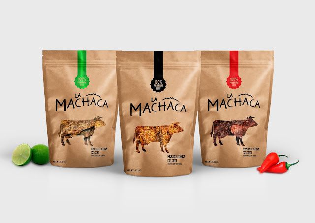 La Machaca (snack de viande séchée) | Projet étudiant :  Alejandra de la Garza Puentes (ELISAVA), Espagne (février 2015)