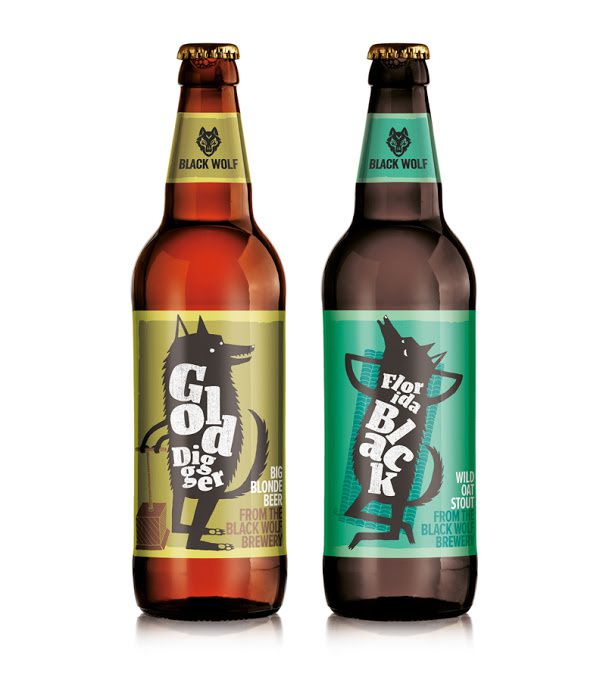 Black Wolf Brewery (bière) | Design : Tayburn, Royaume-Uni (mai 2015)