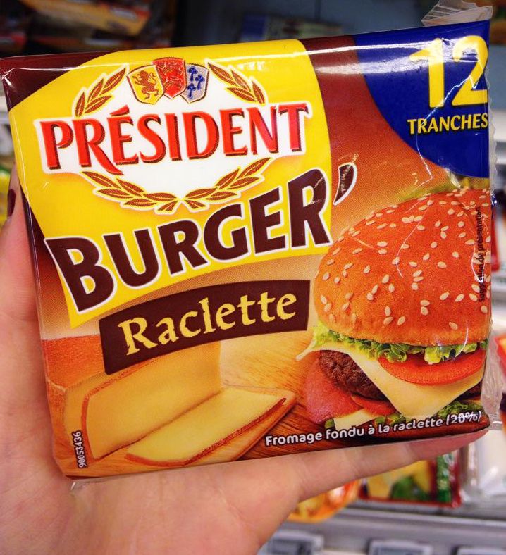 "Burger'raclette"de Président (groupe Lactalis) - Photo : © Communication (Agro)Alimentaire