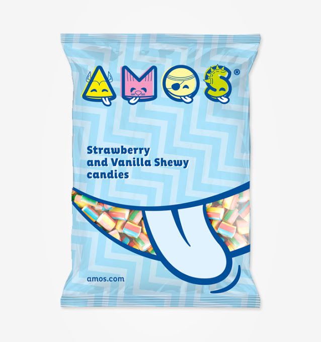 Amos (bonbons) | Design : Solid Studio, Hong-Kong (septembre 2015)