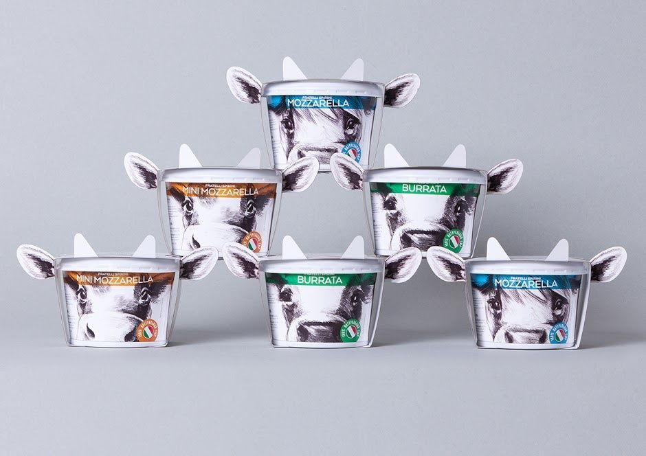 Fratelli Spirini (mozzarella, burrata) | Design : GORDOST, Russie (mai 2016)