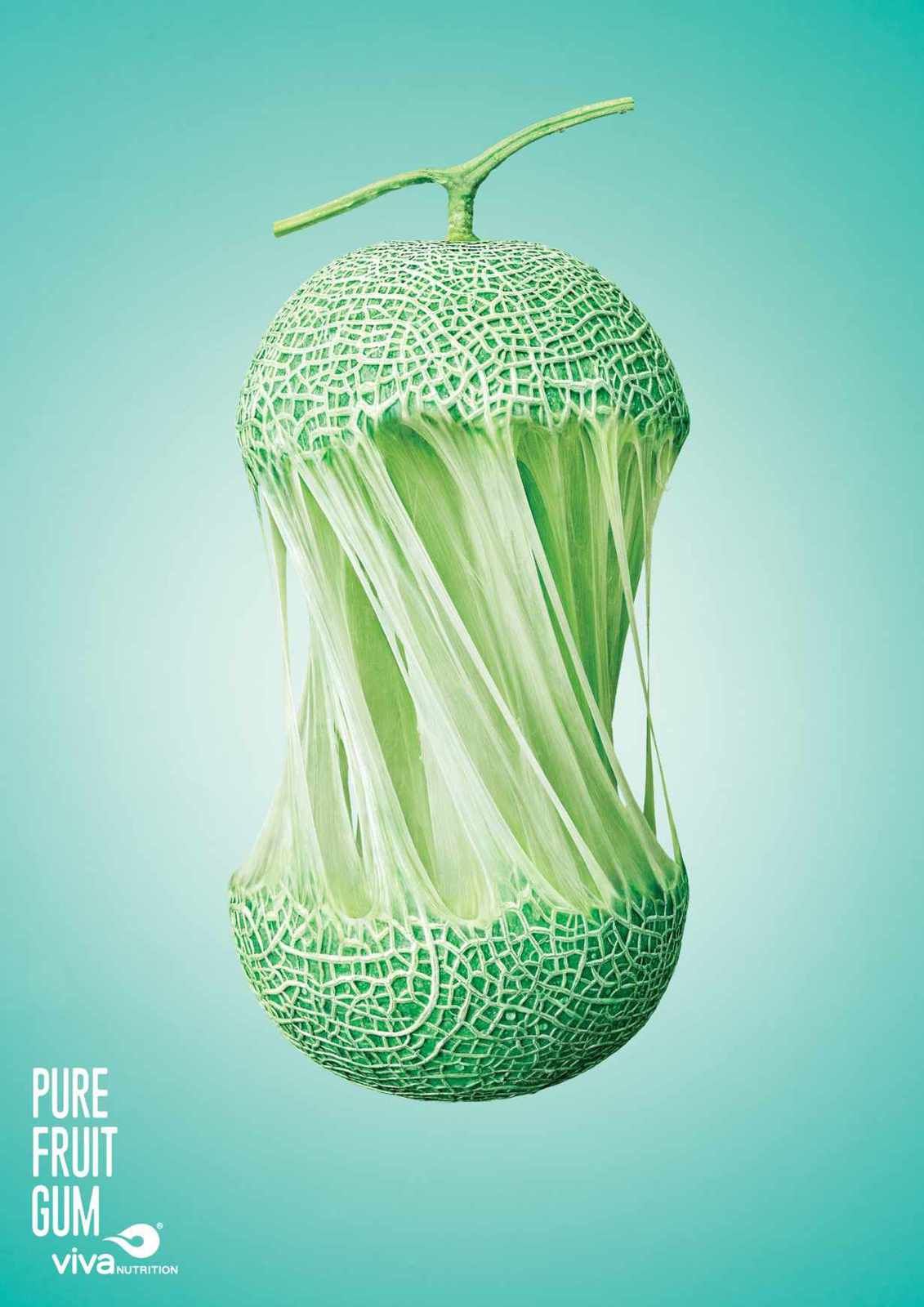"Pure fruit gum" - Viva Nutrition | Agence : Goodstein, Shanghai, Chine (mai 2016)