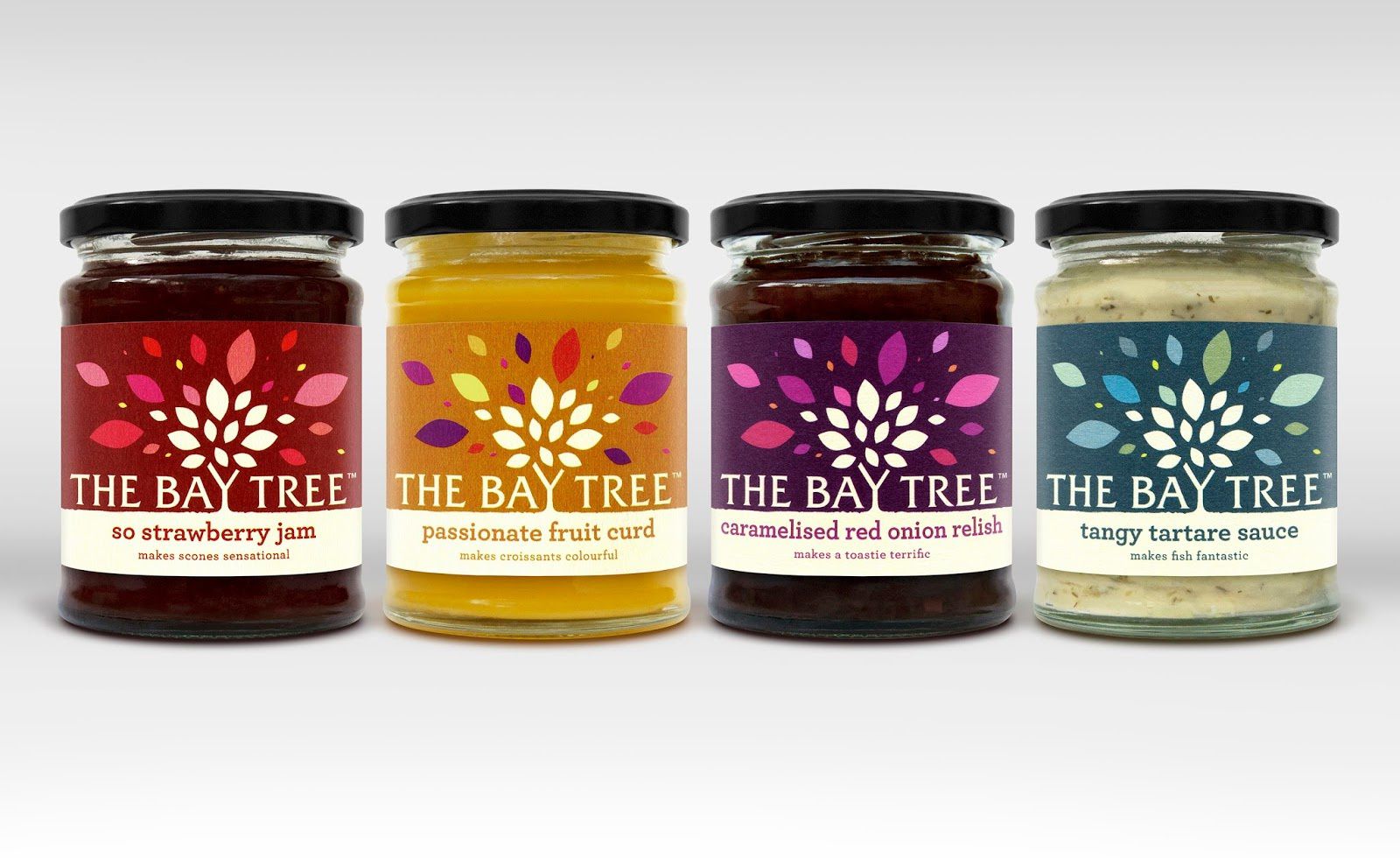  The Bay Tree - Bay Tree Foods Company (confitures, sauces et condiments) | Design : Afterhours, Royaume-Uni (août 2016)
