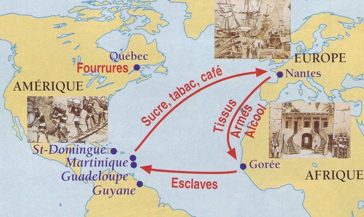 Histoire (22) Le commerce triangulaire Le CM1 d