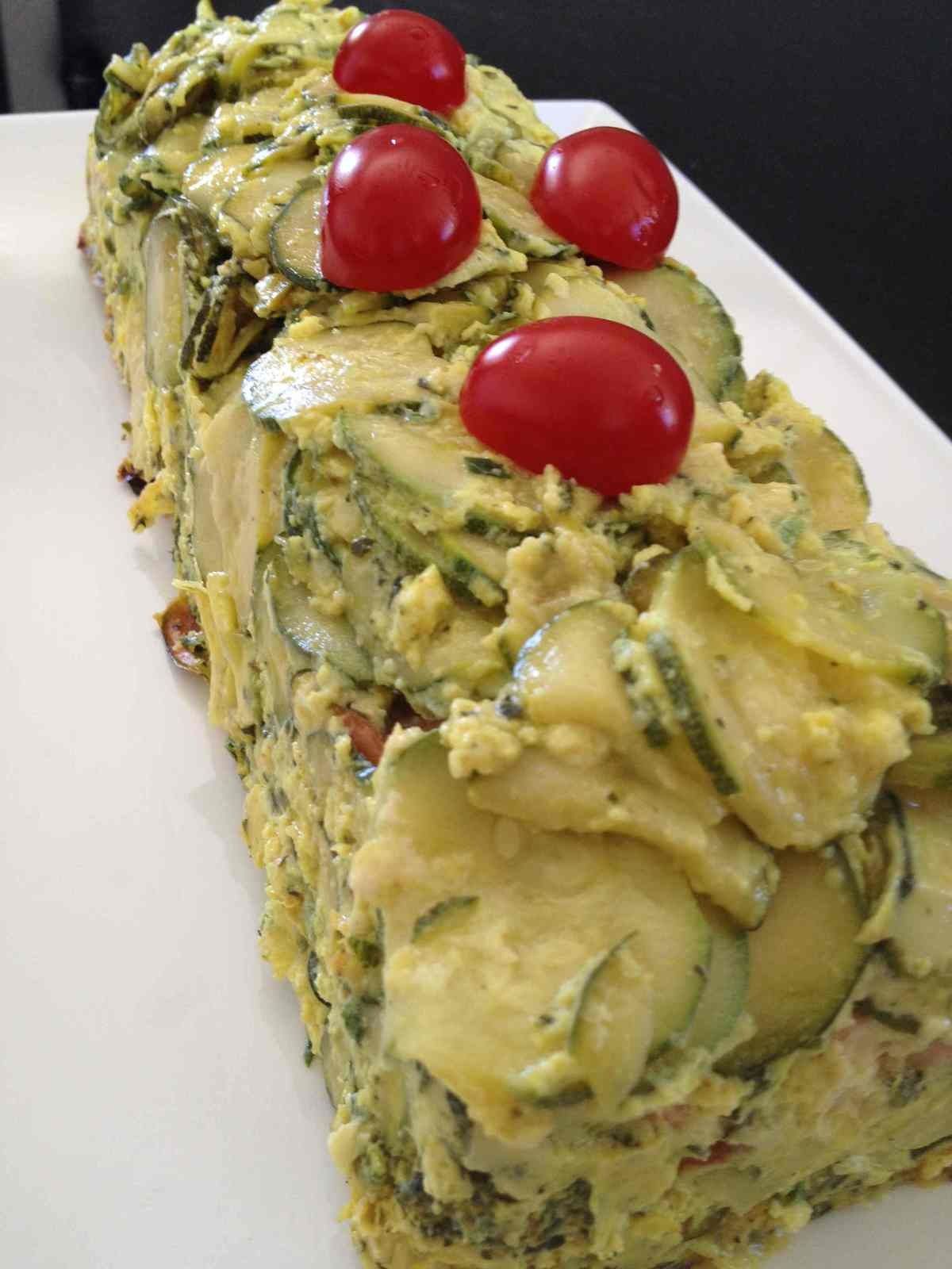 Terrine courgettes et saumon Rachel et sa cuisine légère et gourmande