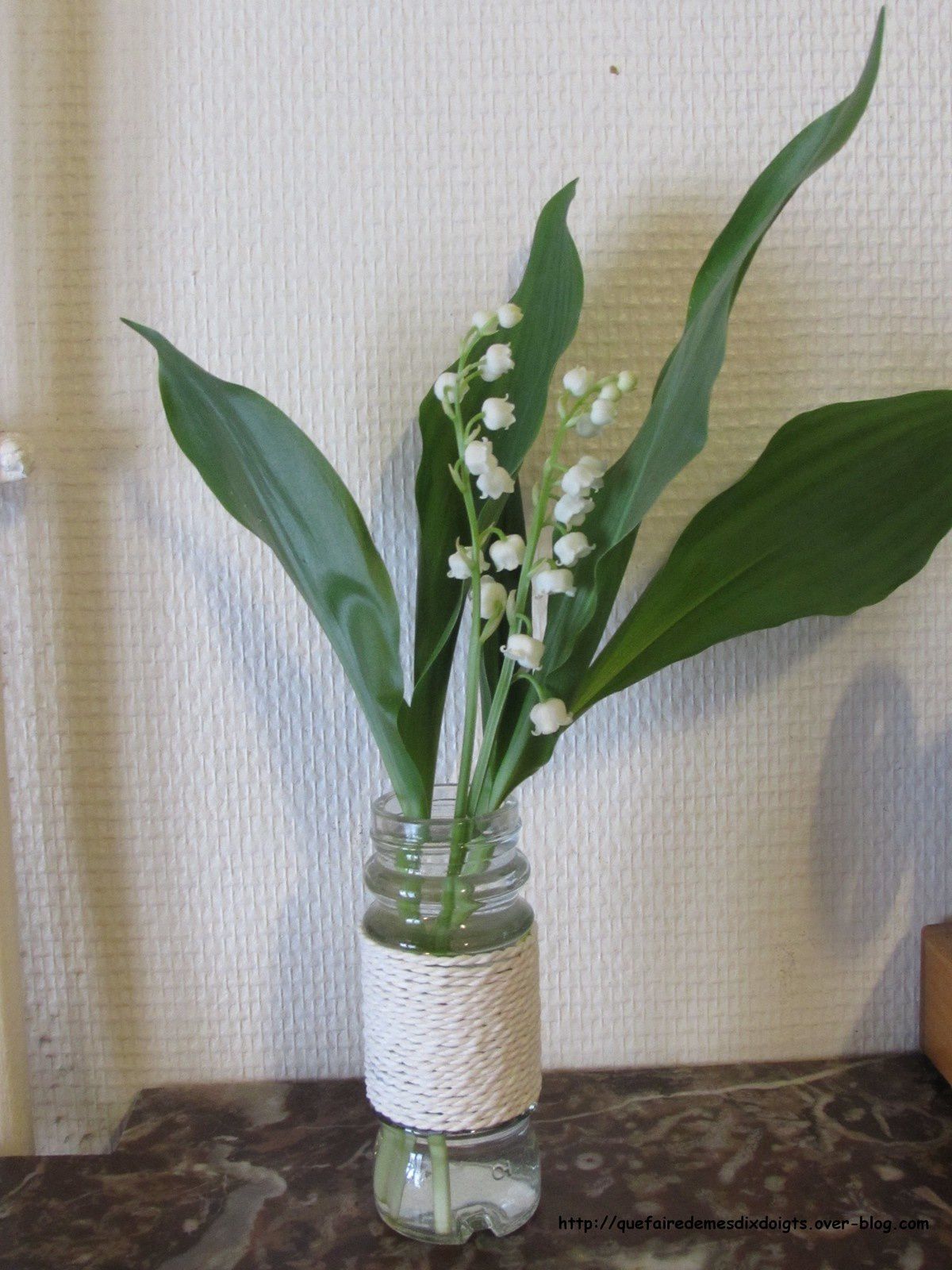 Un petit vase DIY vite fait pour le 1er mai -  quefairedemesdixdoigts.over-blog.com